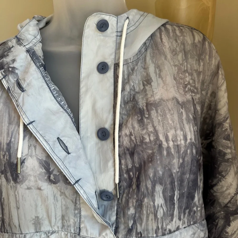 Nike Tie Dye Woven Wave Dye Anorak Jacket Pullover Windbreaker Women's Small‎